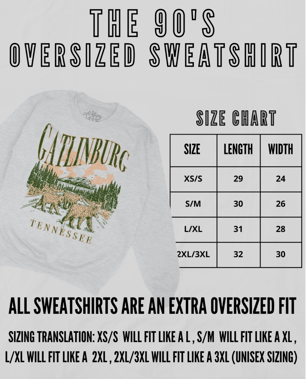 The Clandestine Underground | So Depressed I act like it's my Birthday, Oversized Cozy Sweatshirt
