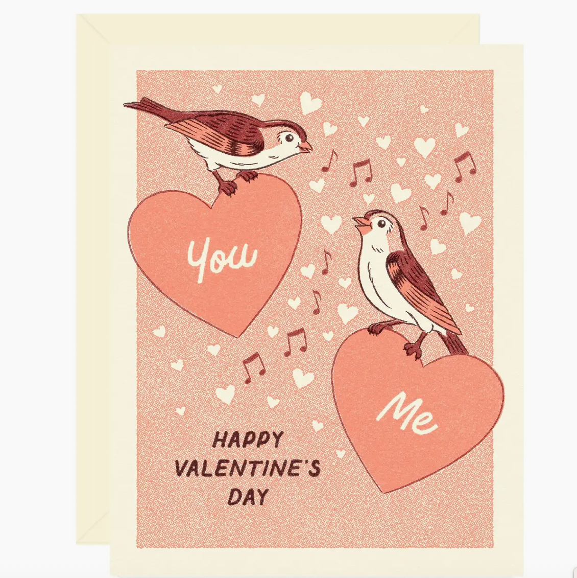 Wallflower Paper & Party | Two Love Birds Valentine's Card