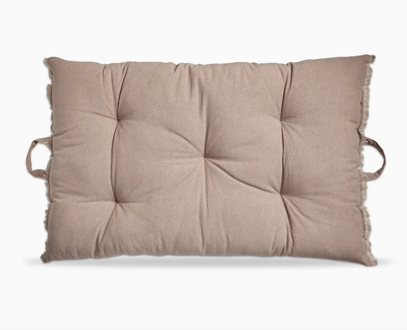 Dune Pillows | Large Handled Cushion, Beige