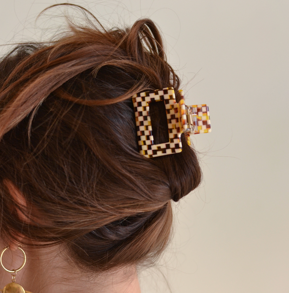 Diva | Jelly Clip, White and Sage Terrazzo