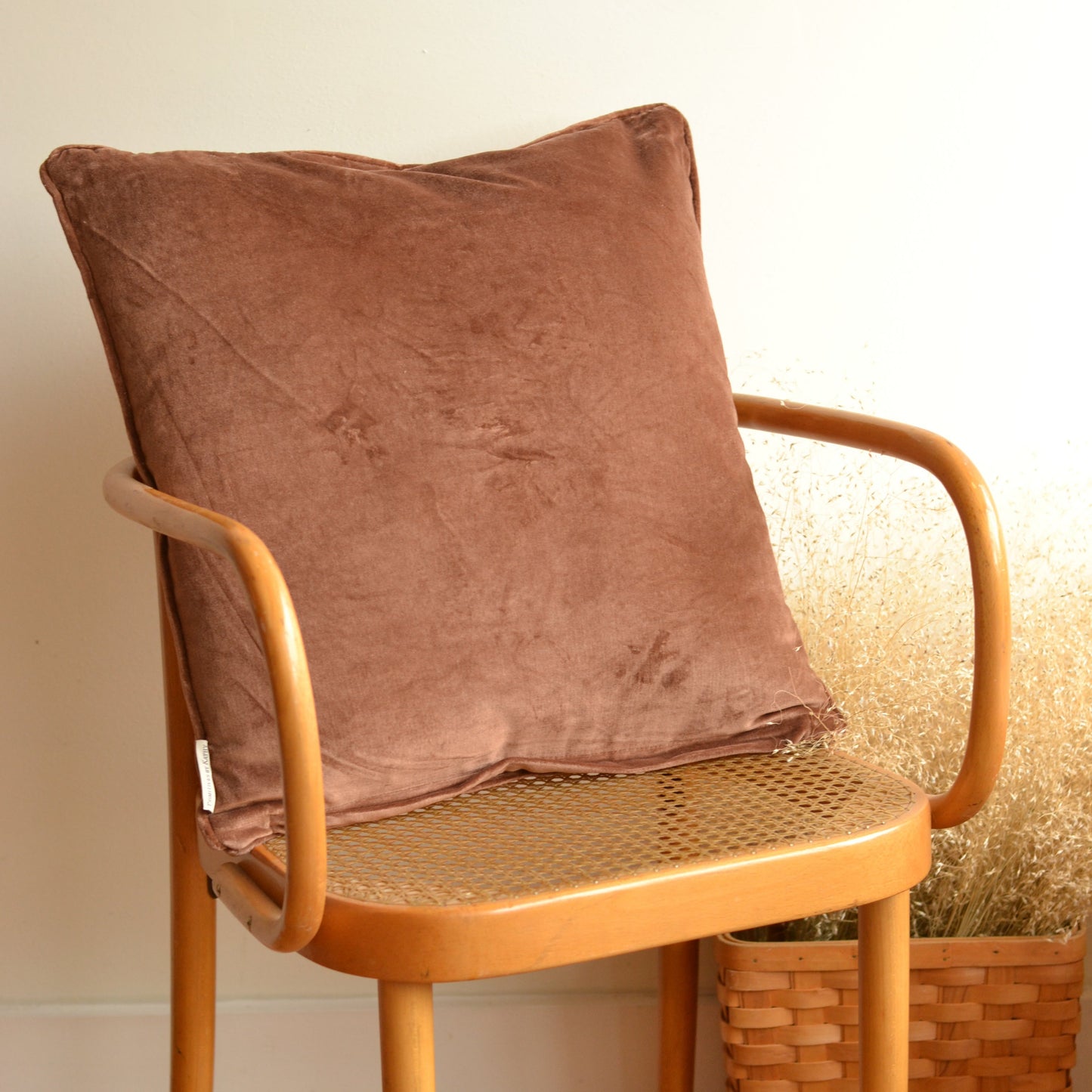 Kathy | Brown Tartan Pillow