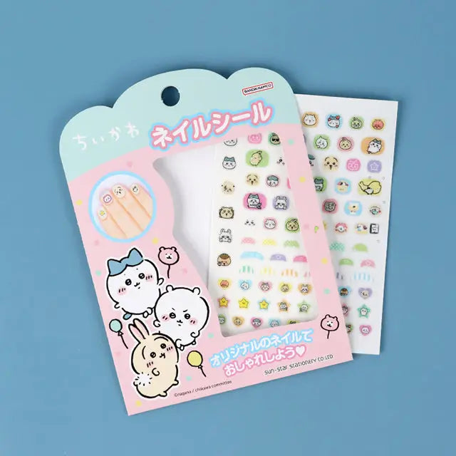 Wonderland | Chiikawa Character Nail Stickers with Glitter