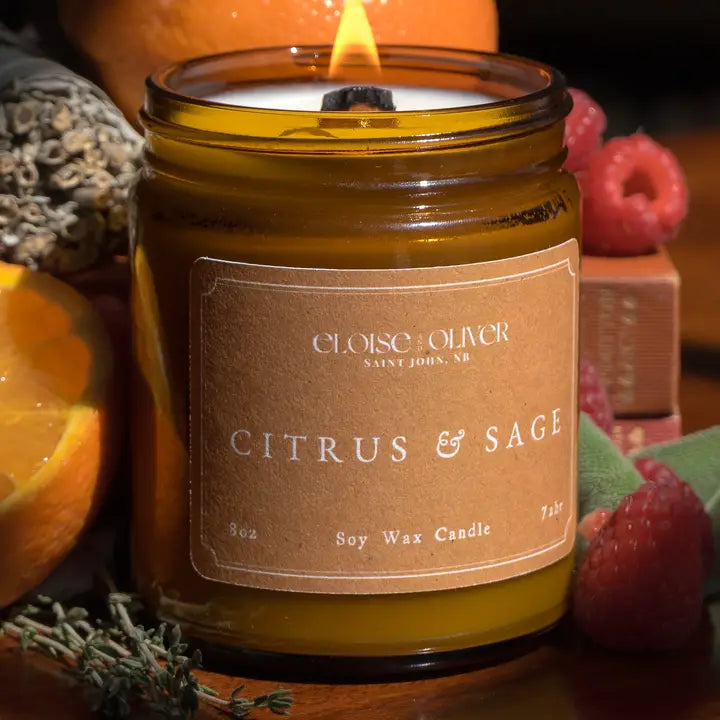 Eloise and Oliver | Citrus and Sage Soy Candle