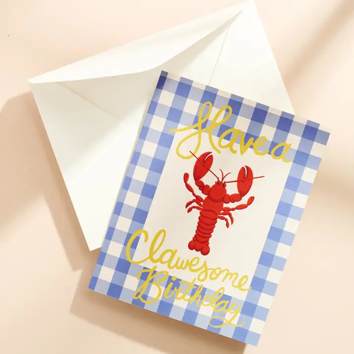 One & Only Paper | Have a Clawsome Birthday Card
