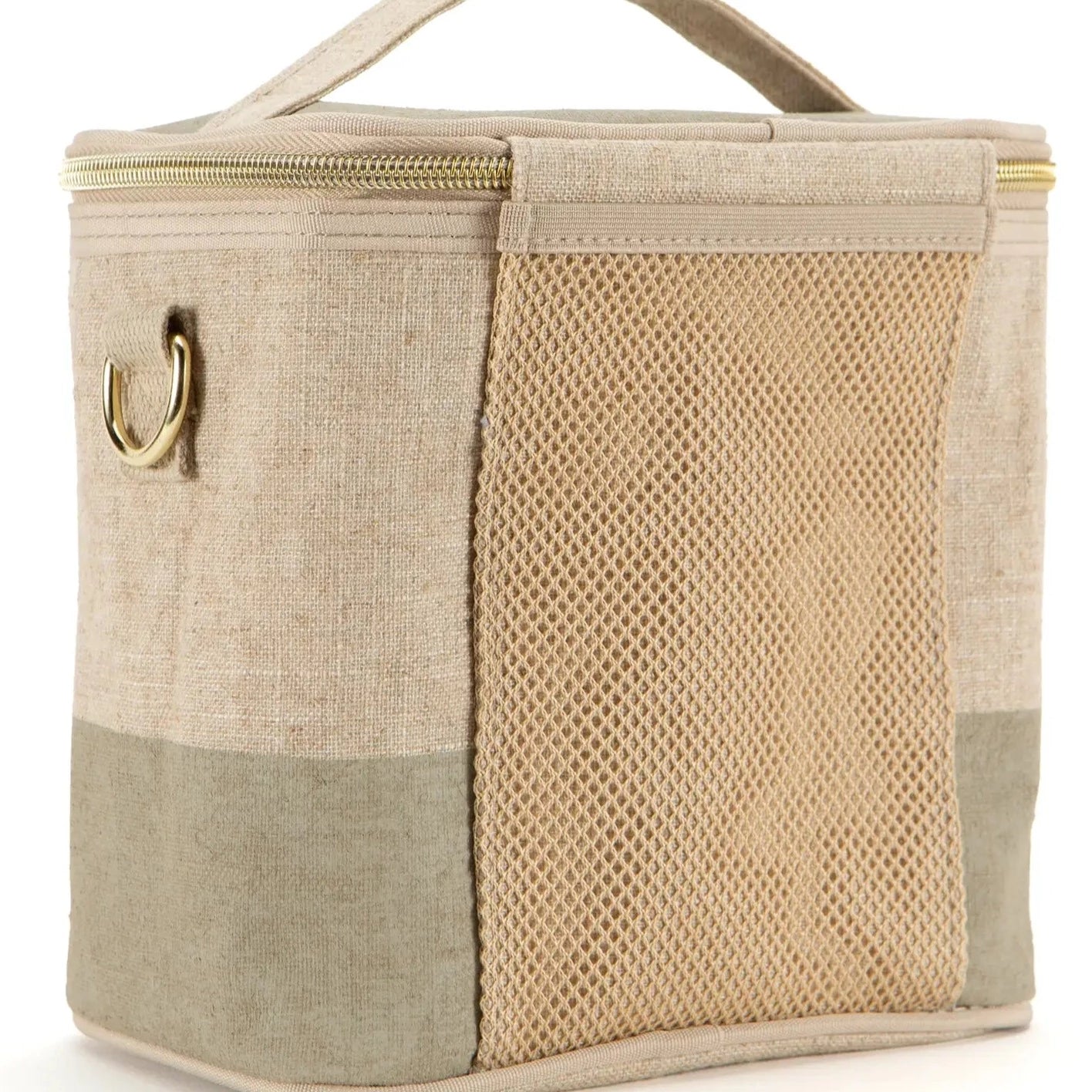 SoYoung | Cement Colour Block Petite Lunch Pouch