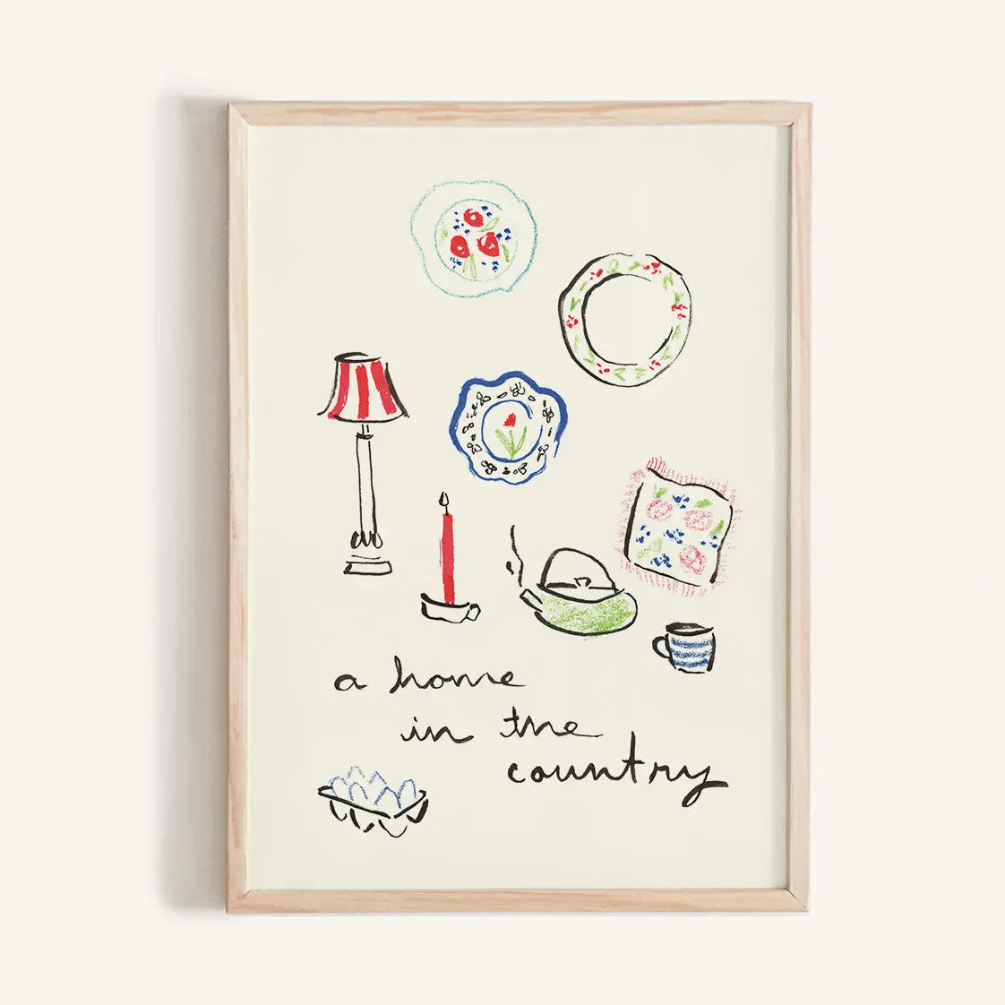 Phthalo Ruth | A Home in The Country Art Print, 5 X 7