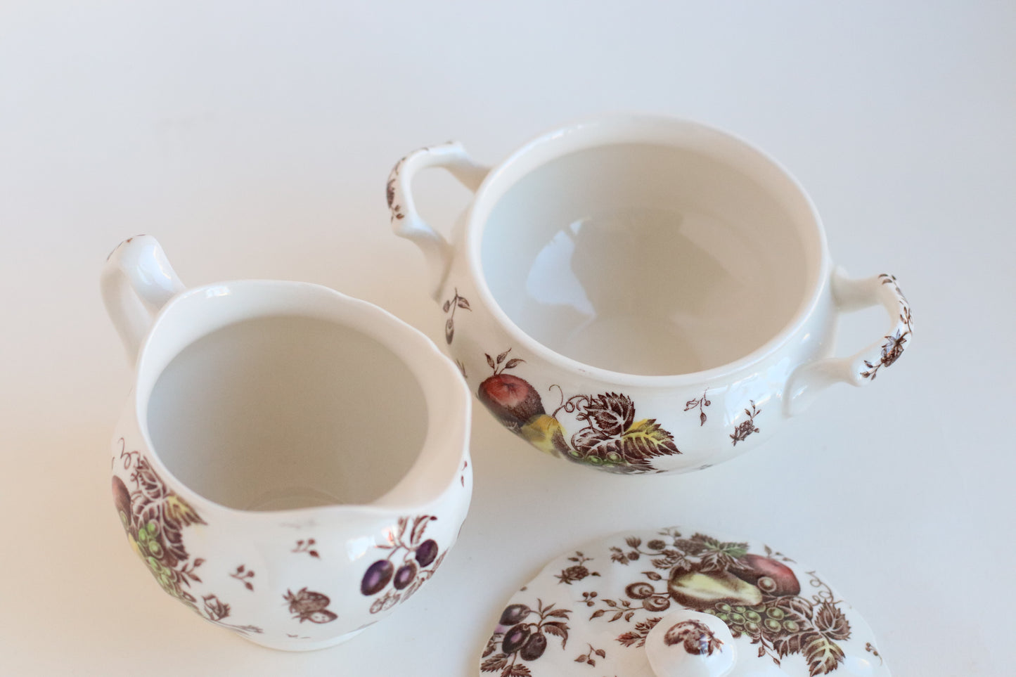 Winter Dish Set, Cream and Sugar Set