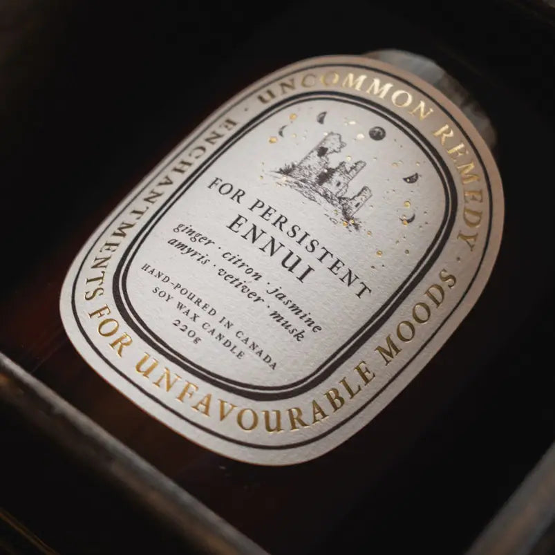 Uncommon Remedy | For Persistent Ennui Soy Candle