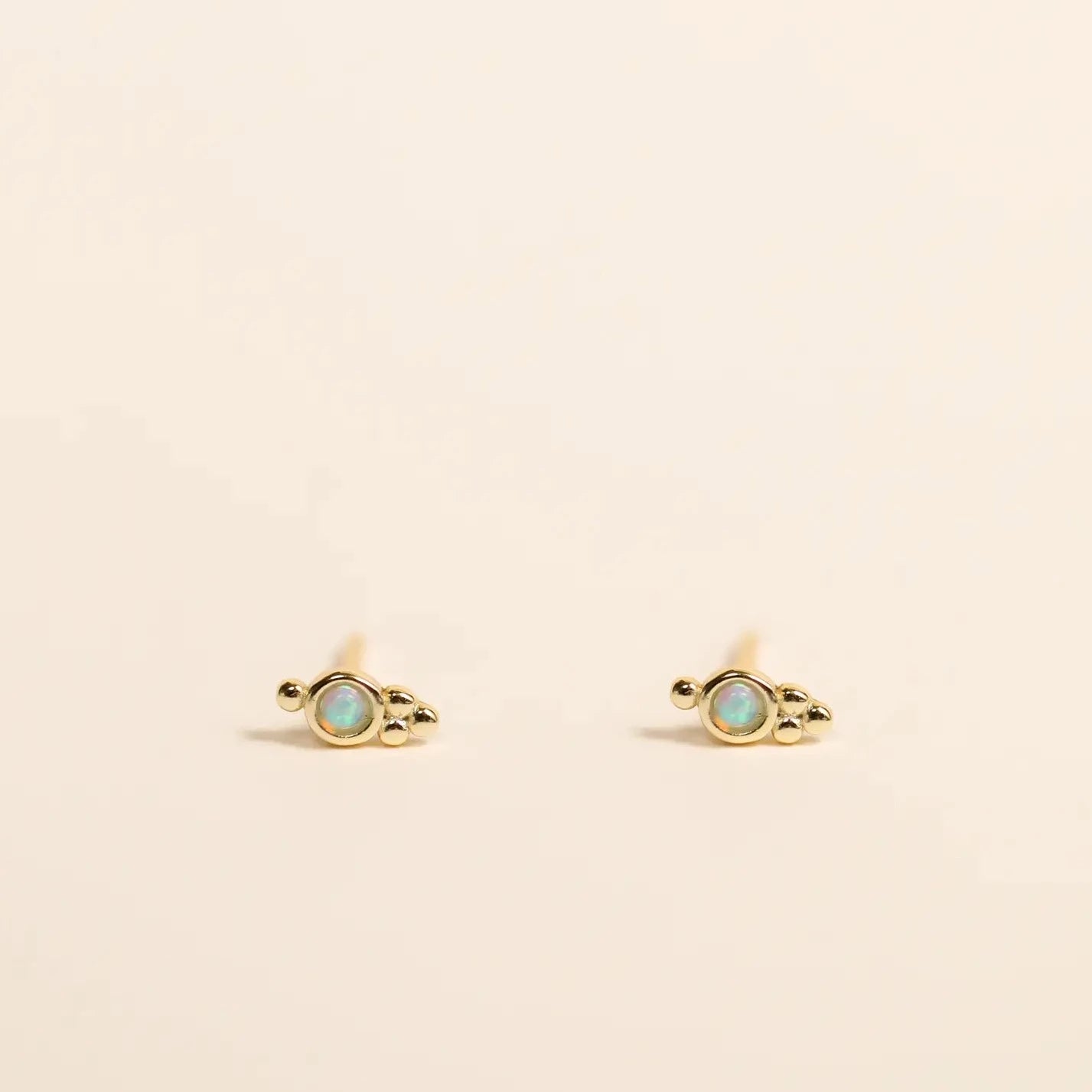 Jax Kelly | Tri Ball Studs - Fire Opal