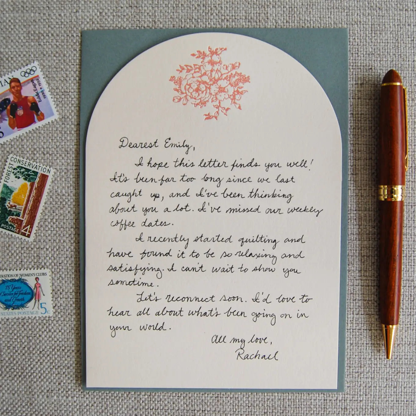 Pistachio Press | Floral Stationary Set