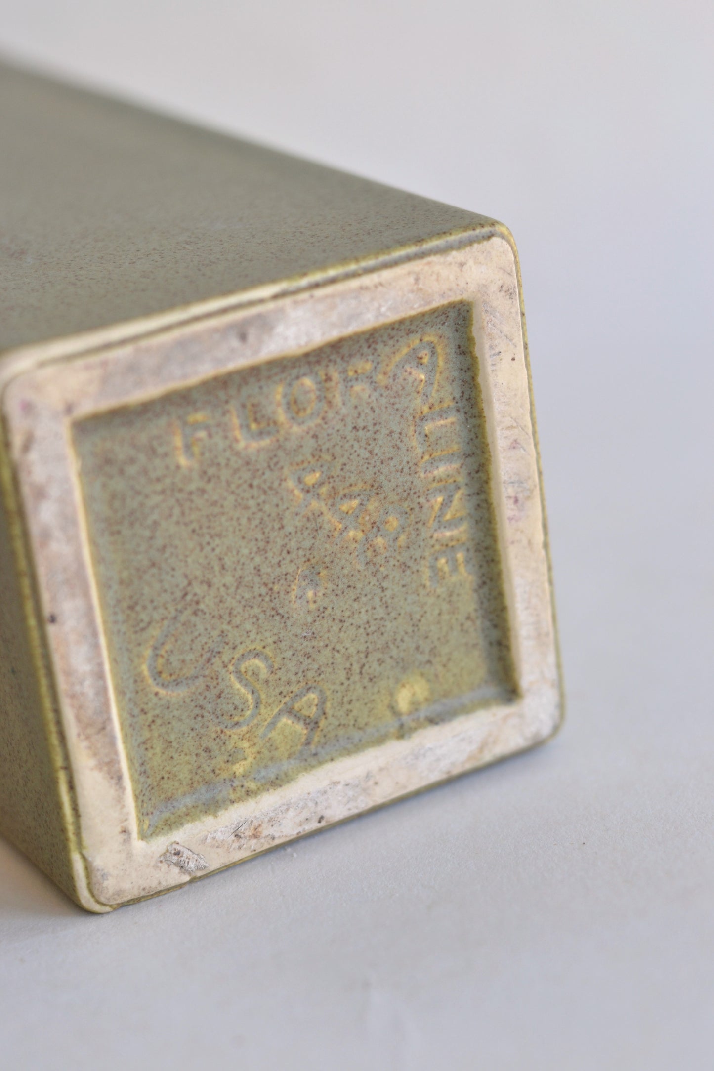 Green Floraline Vase