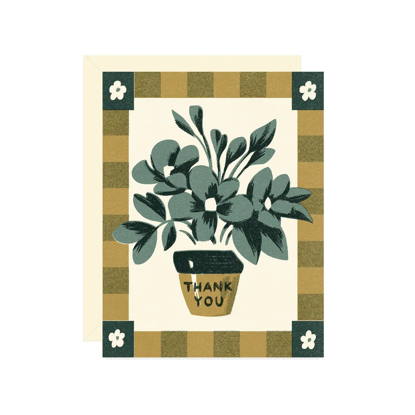 Wallflower Paper & Party | Thank You Flower Pot Card
