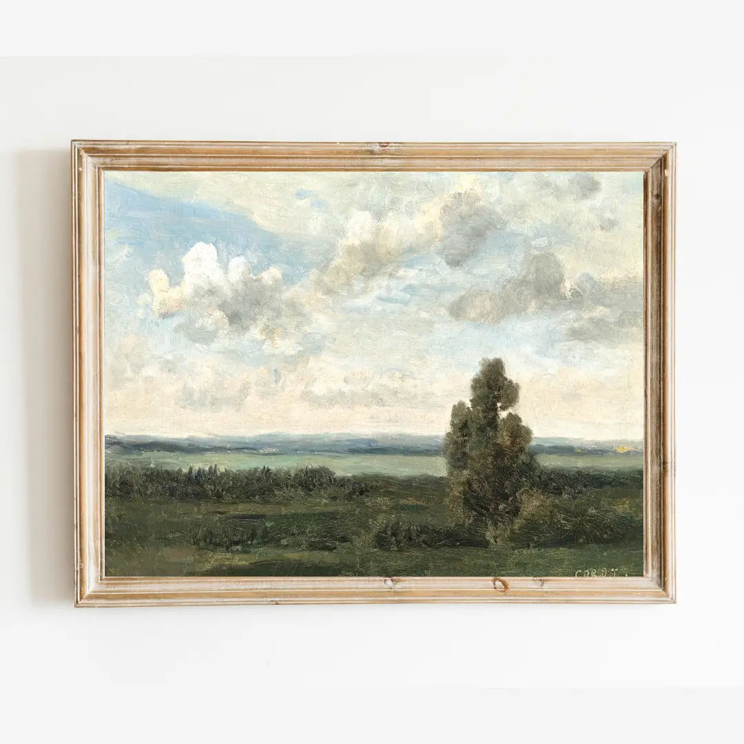 Sea to Skye | French Landscape Antique Art Print