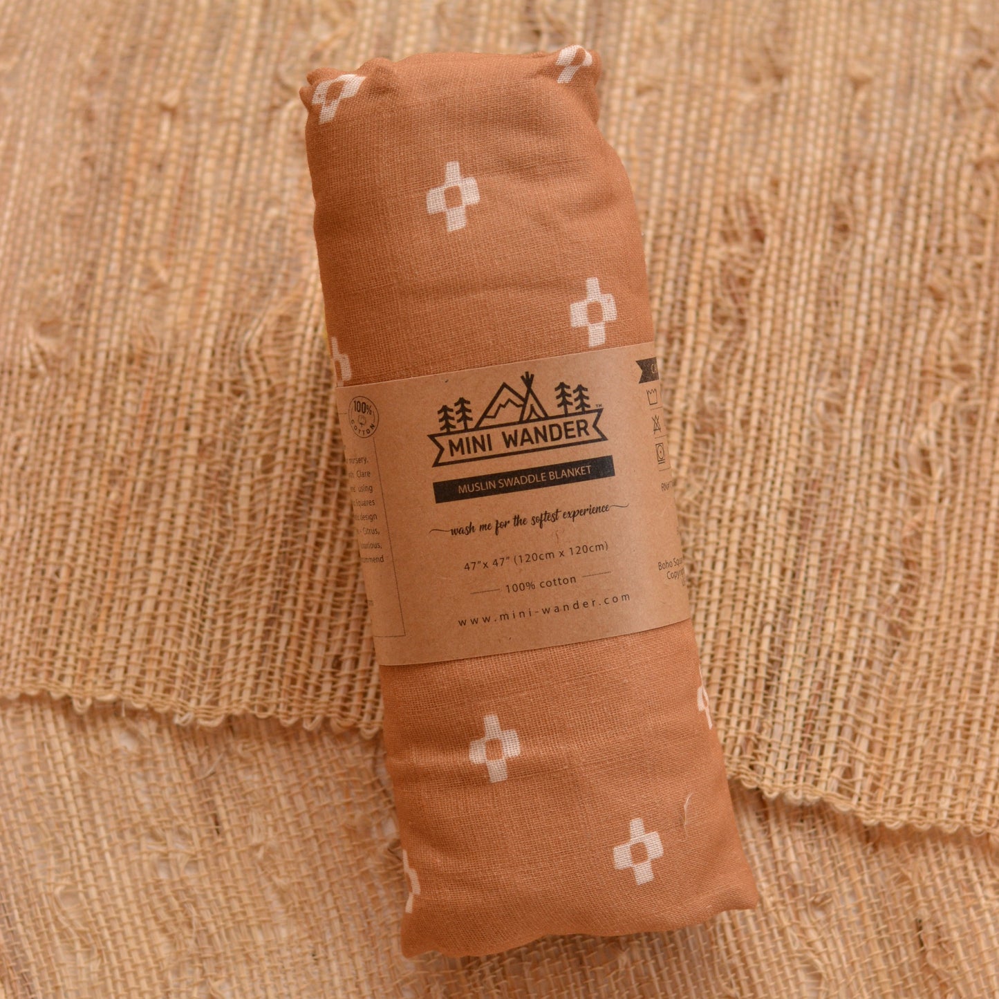Mini Wander Muslin Swaddle Blanket | Multiple Patterns