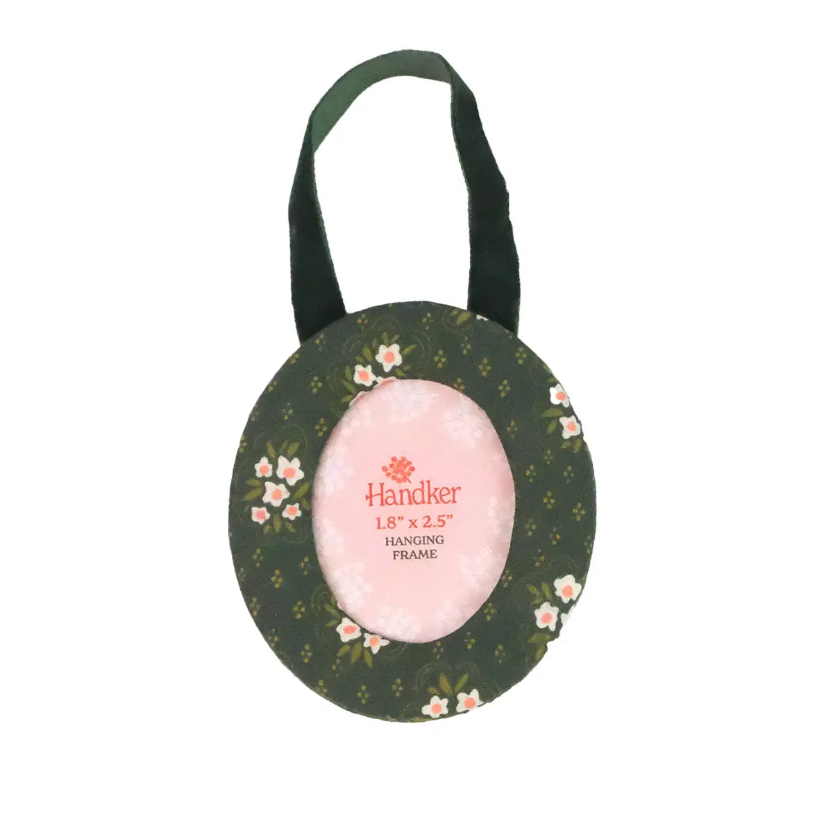 Handker | Green Pearl Fabric Frame Ornament