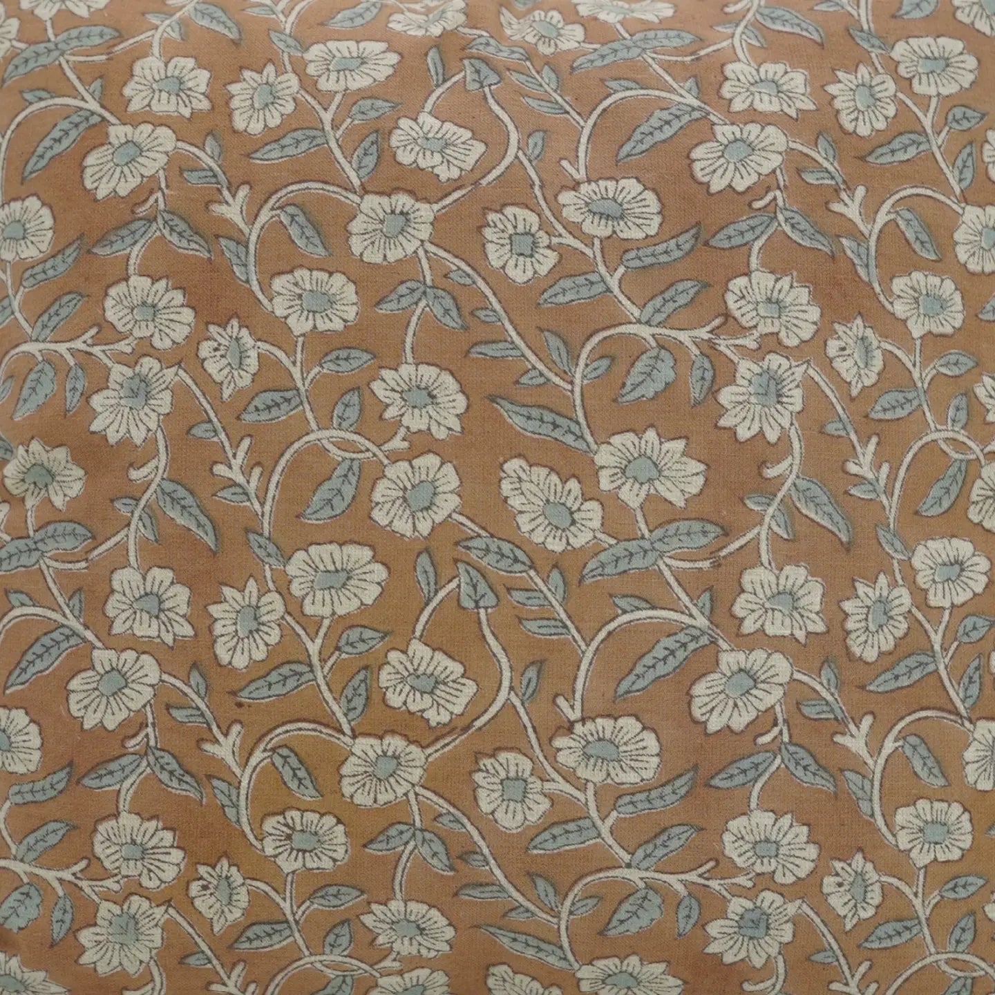 Dune Pillows | Artistic Block Print Pillow, Haridwar Pattern, 16”