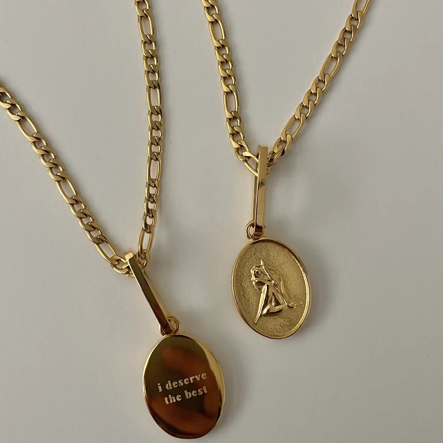 Namaste Jewelry | I Deserve the Best Affirmation Necklace