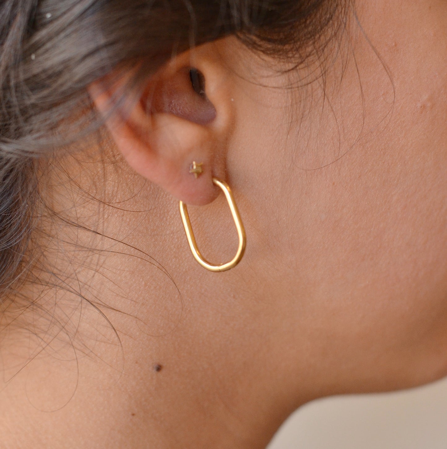 Bazou | Oval Clicker hoops, 21mm