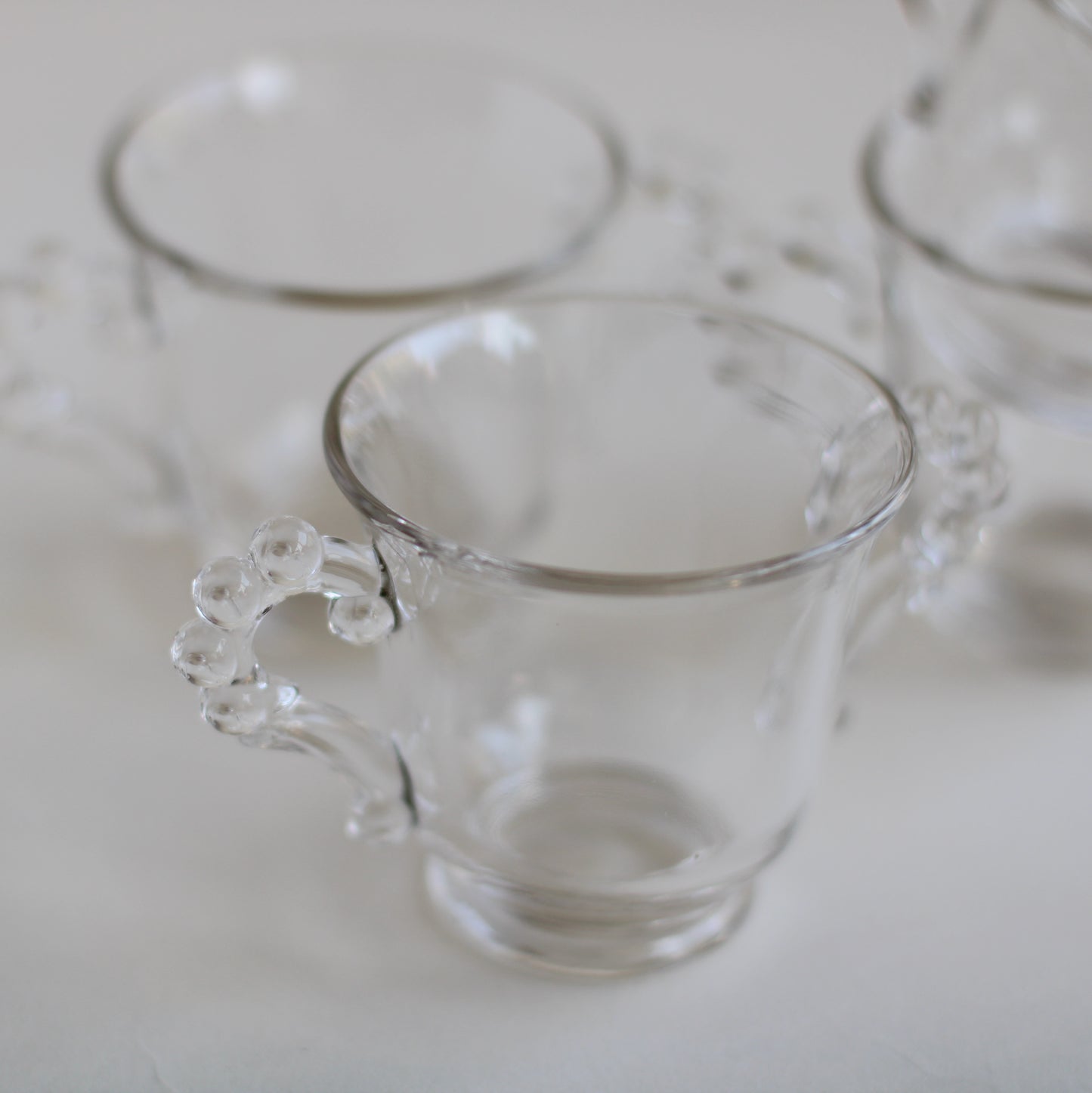 Glass Cream and Sugar Set