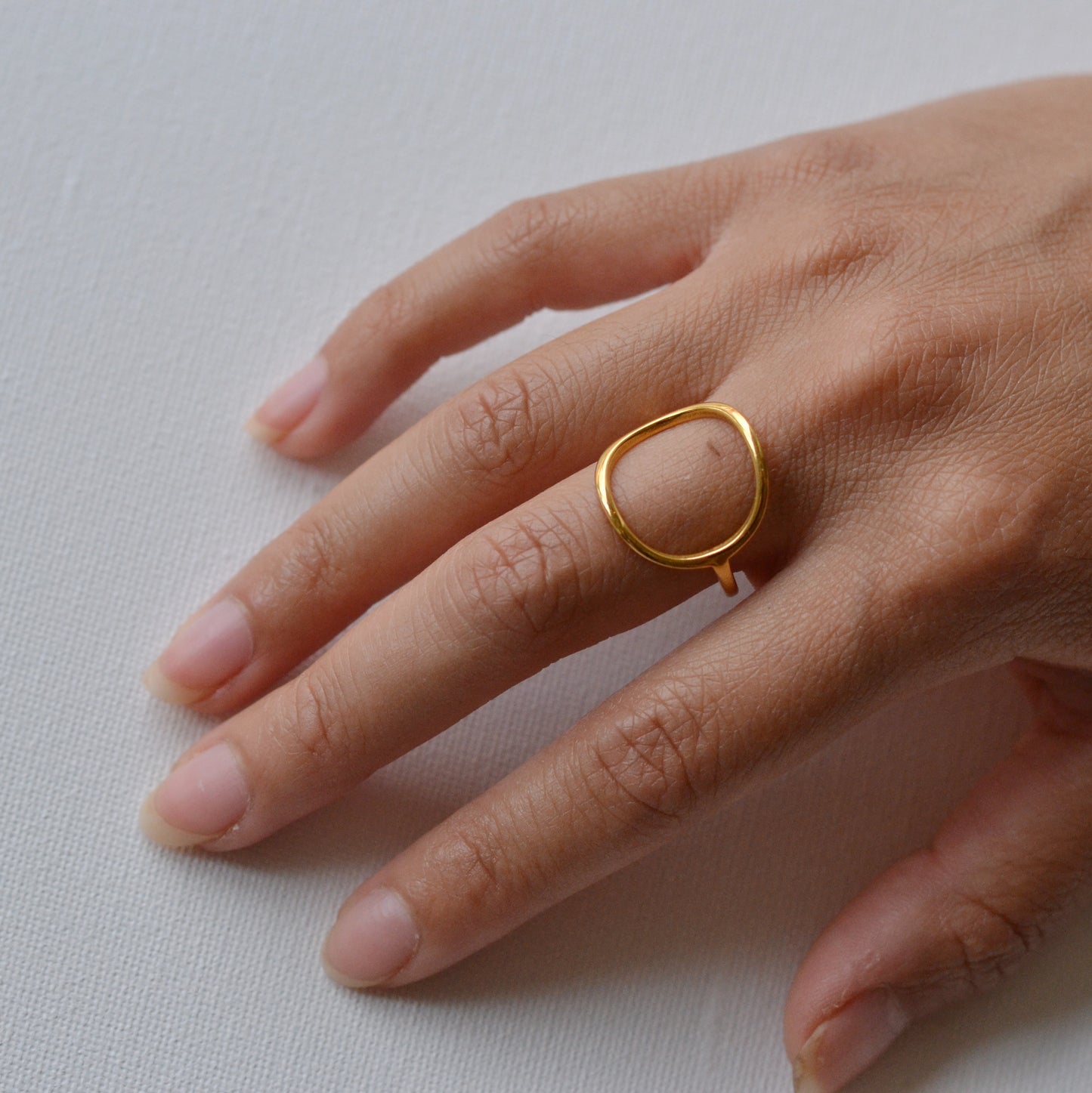 Bazou | Circle Ring, stainless steel