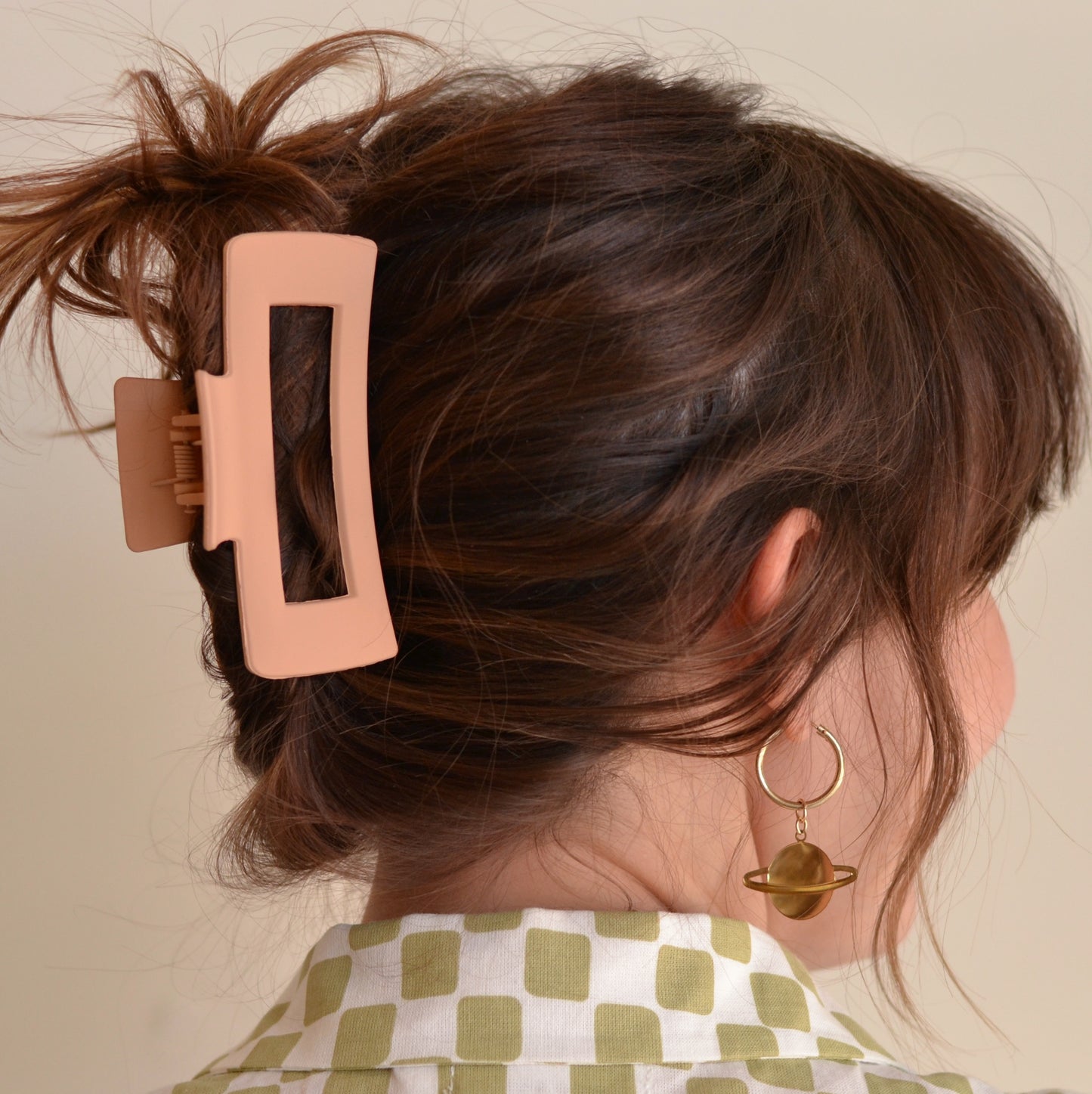 Love Lina | Betty 4in Hair Clip, Chess/Bronze