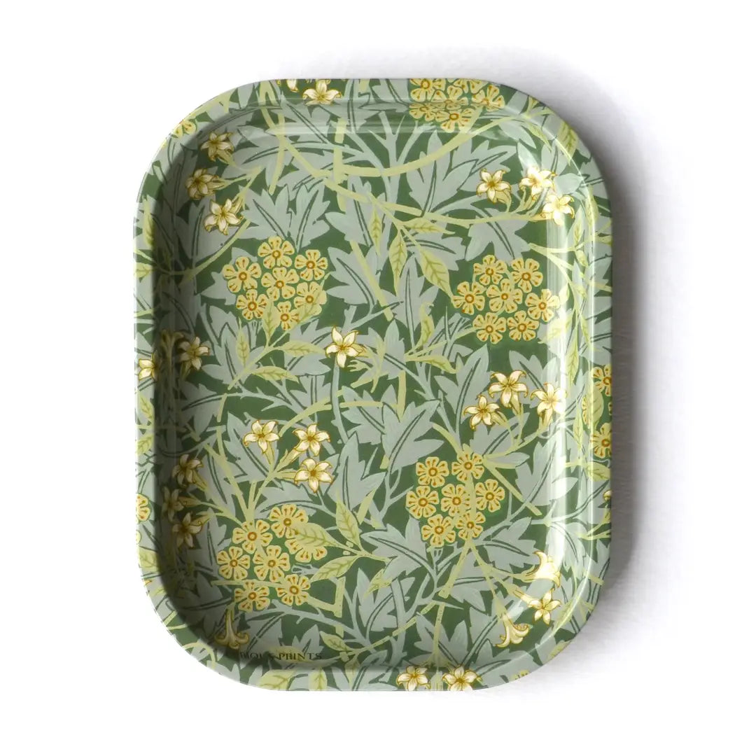 Curious Prints | William Morris 'Jasmine' Metal Tray, Small