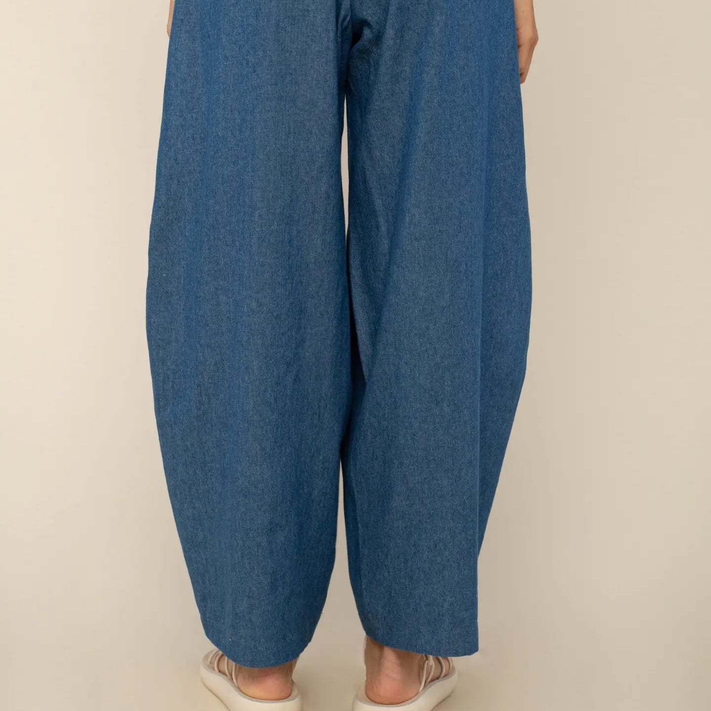 NLT | Denim Lantern Pant, High Rise Barrel Jean