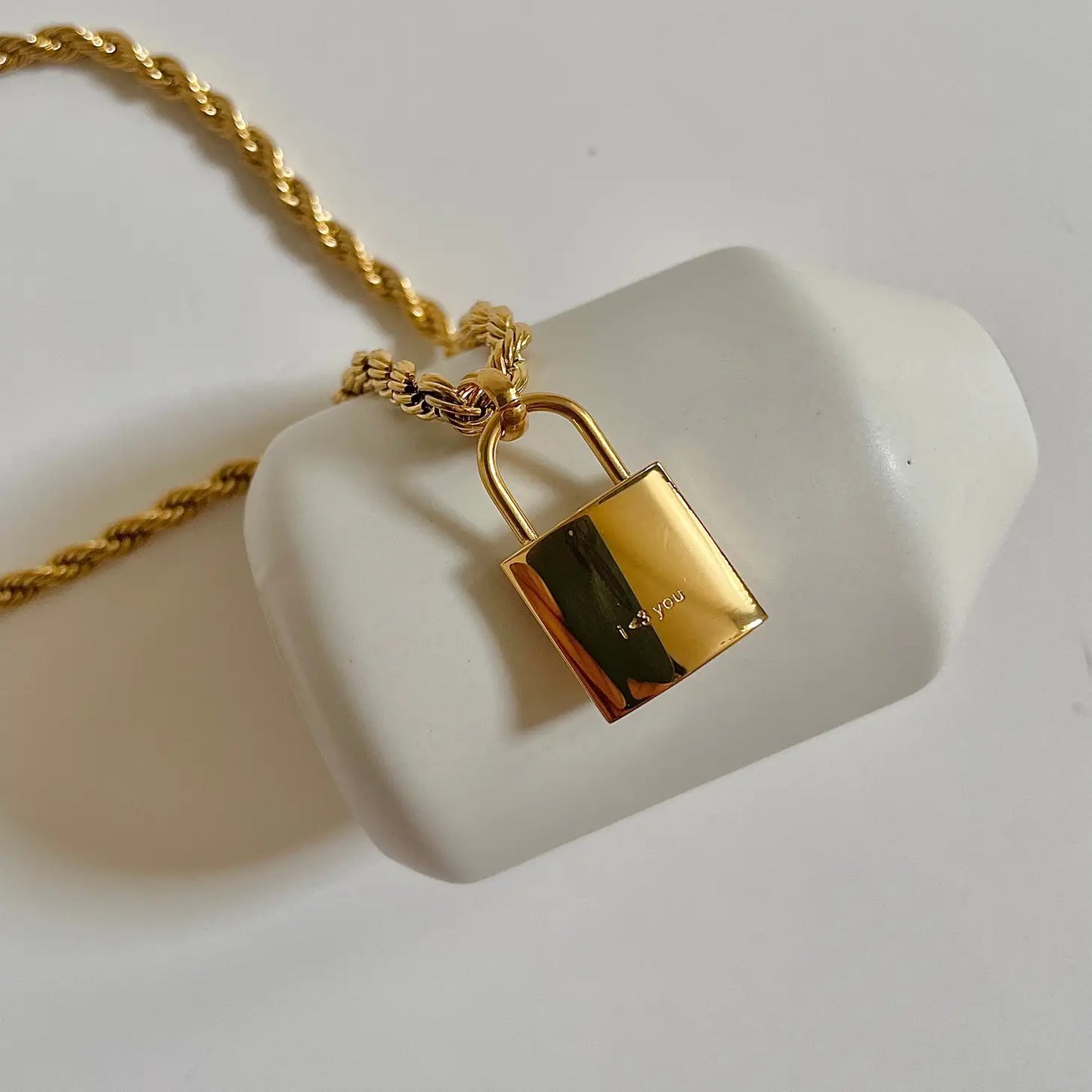 Namaste Jewelry | Lock of Love Necklace