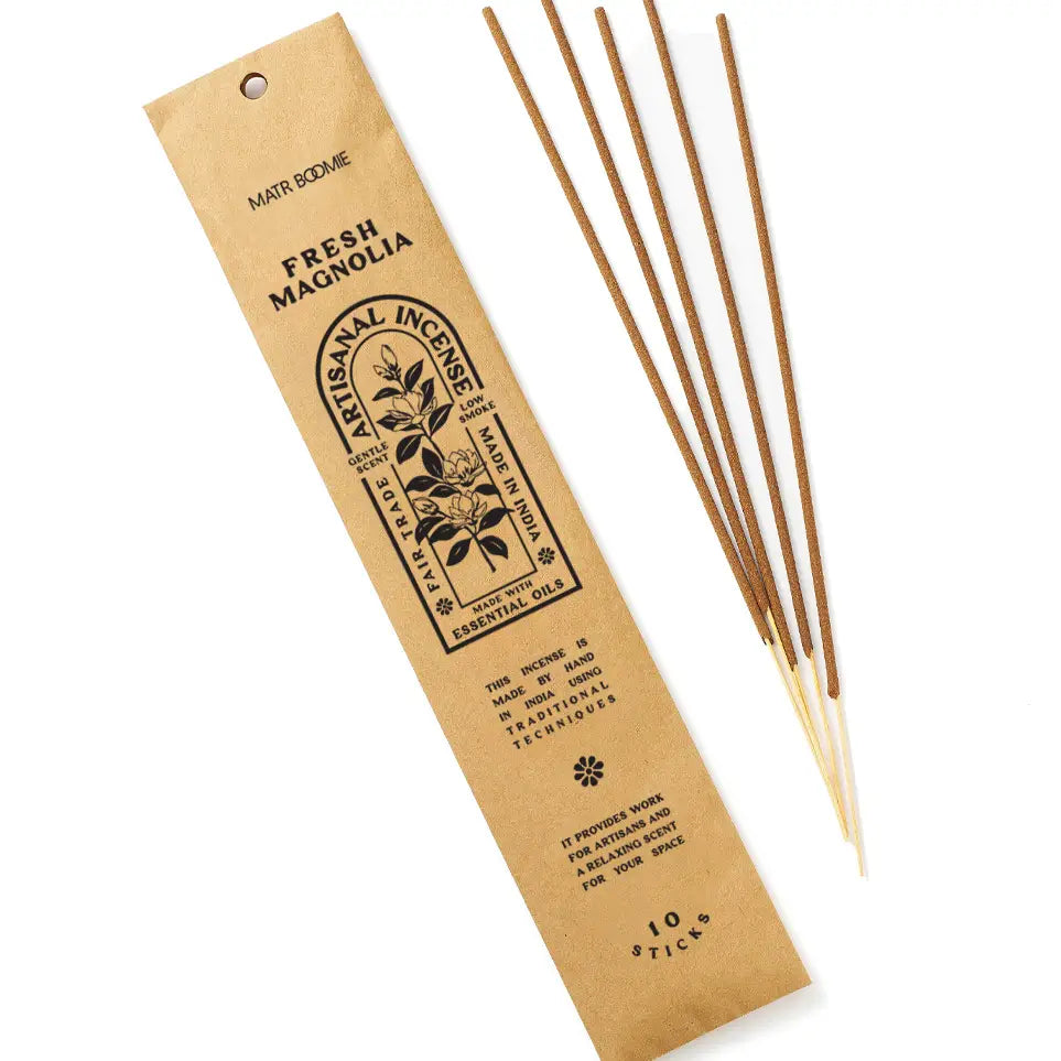 Matr Boomie Fair Trade | Fresh Magnolia, 10 Sticks