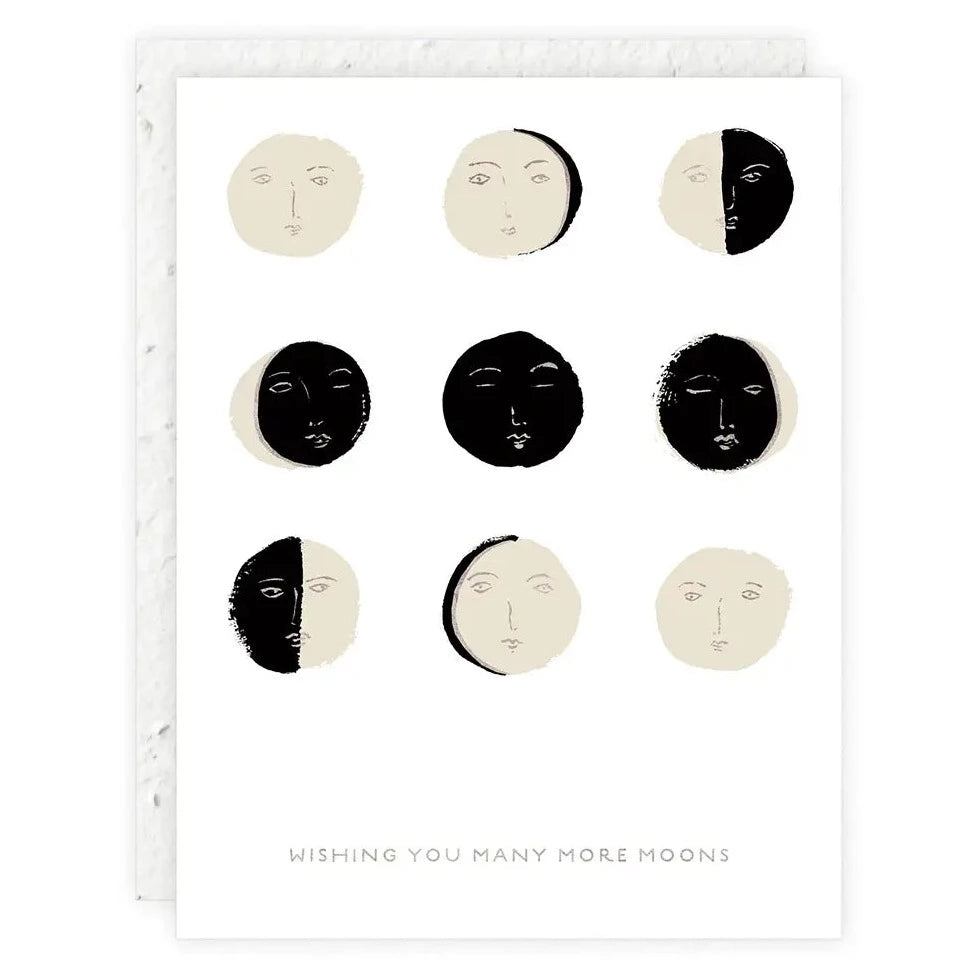 Seedlings | Wishing You Many More Moons - Birthday Card