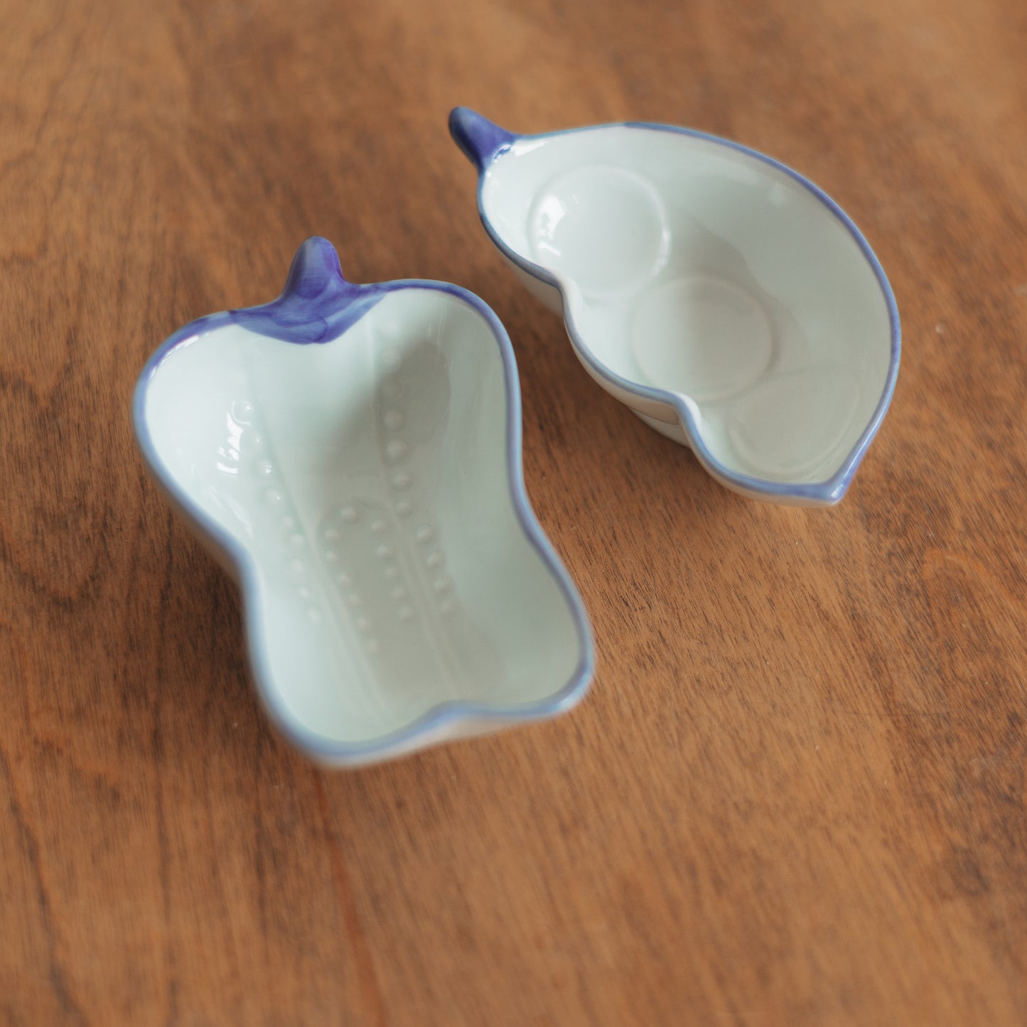 Pea and Pepper Ceramic Trinket Dish Set