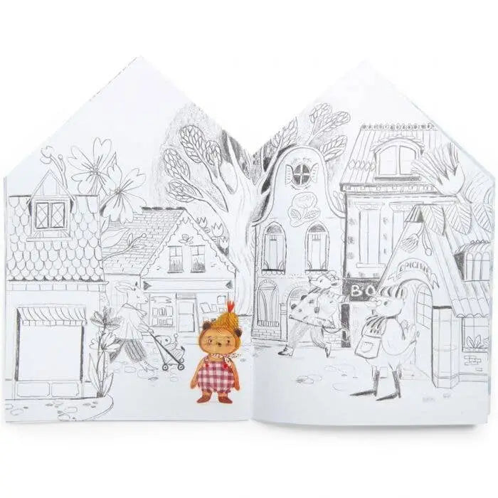 Speedy Monkey | Les Minouchkas Coloring Book and Stickers