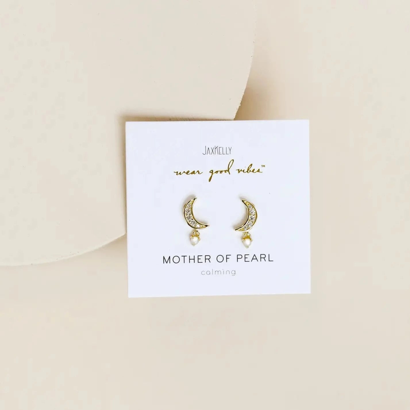 Jax Kelly | Moons with Mother of Pearl Drop