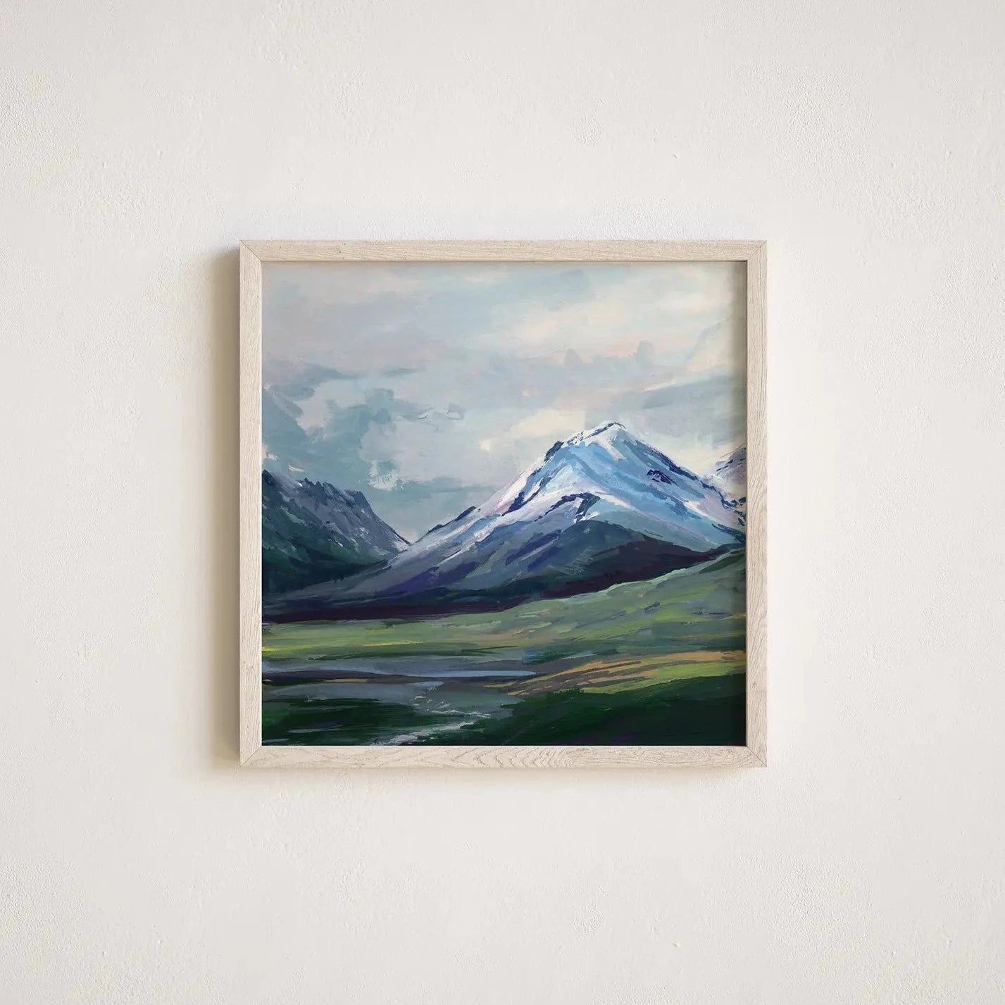 Beimborn Art | Moonlit Mountain, 12x12