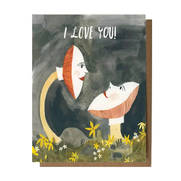 The Esme Shop | I Love You Mushroom Friends Greeting Card