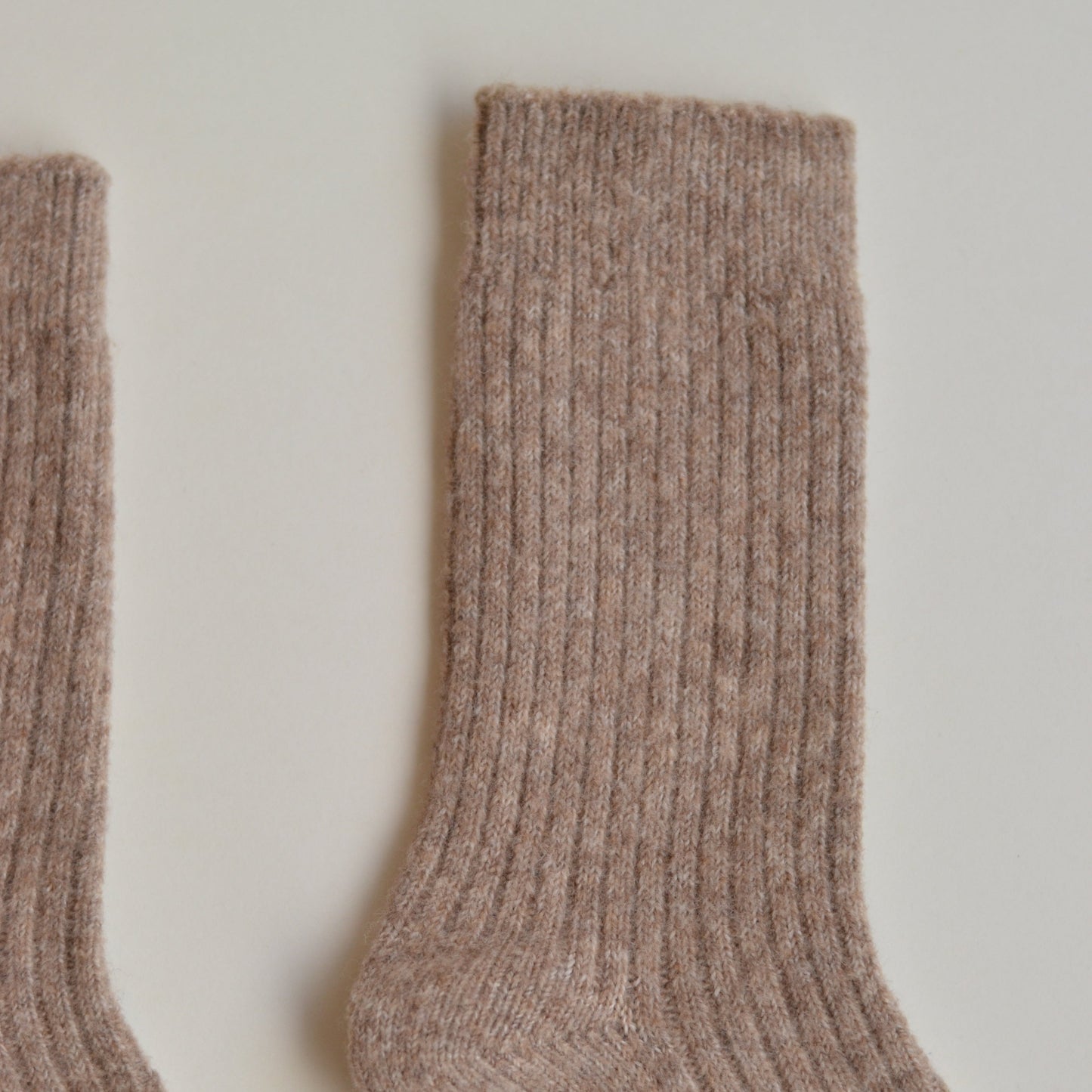 Winter Socks | Thick Wool Blend Sock, Oatmeal