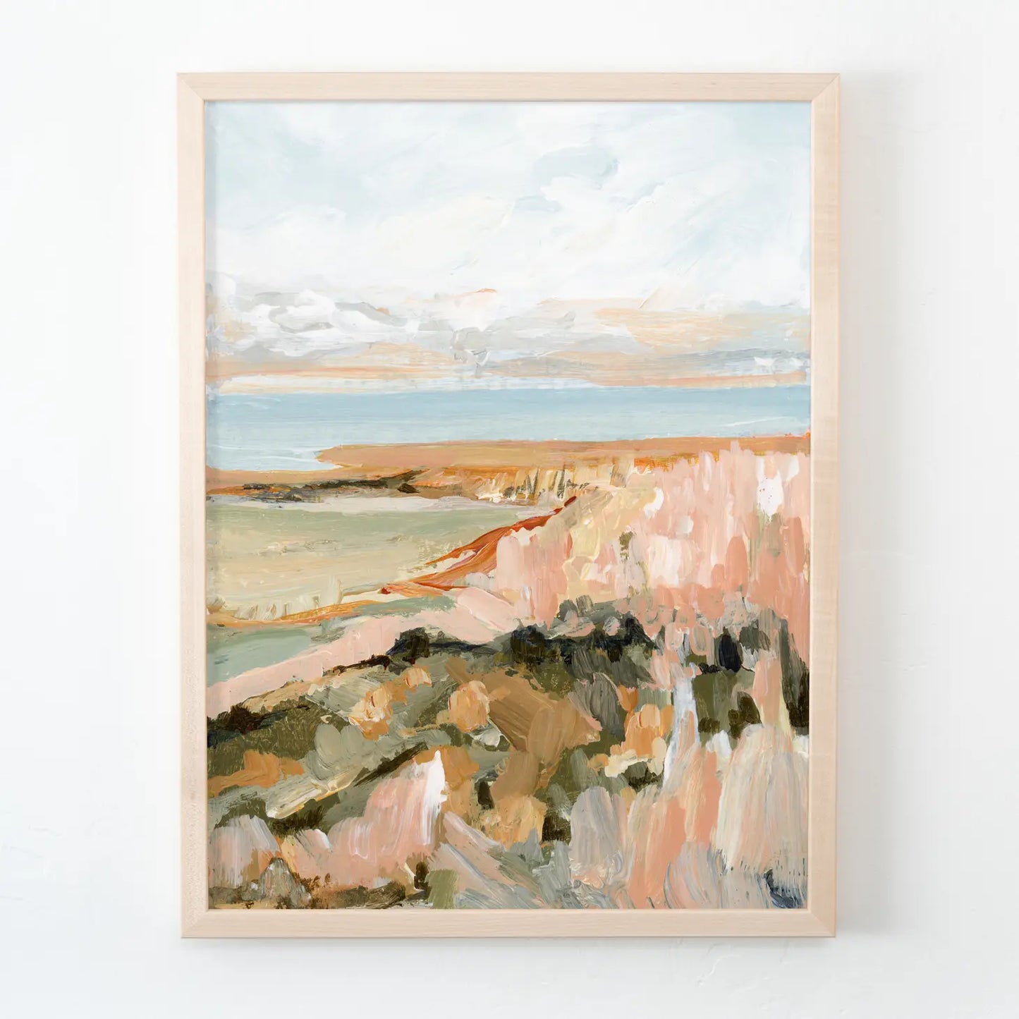 Laurie Anne Art | October Sea Canvas Print, 8x10