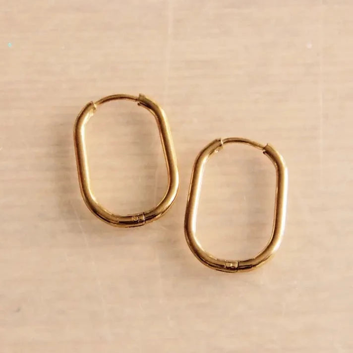 Bazou | Oval Clicker hoops, 21mm