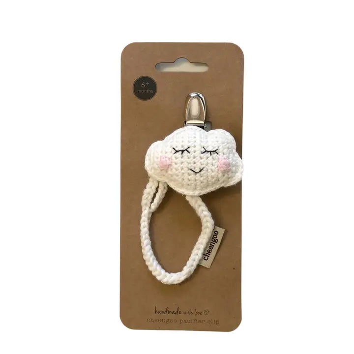 Cheengoo | Crochet Pacifier Clip, Assorted Styles