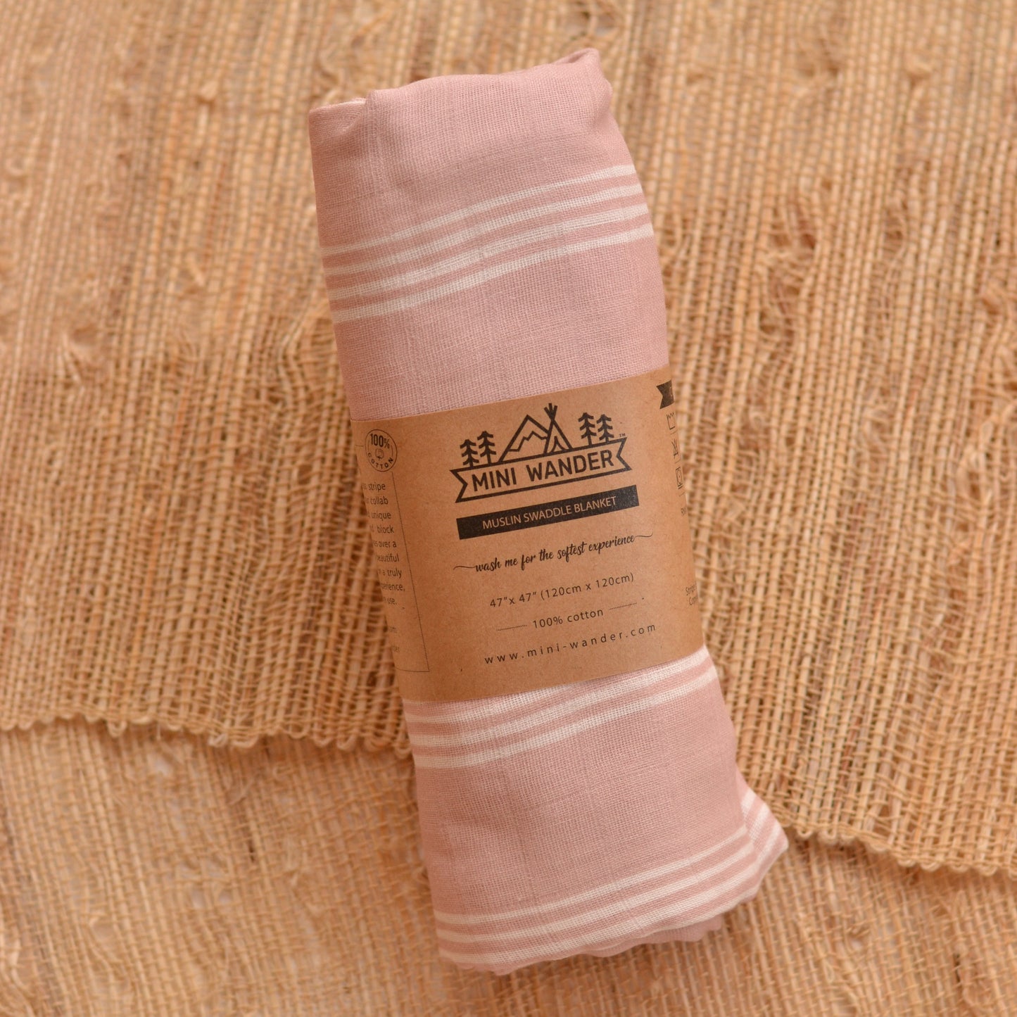 Mini Wander Muslin Swaddle Blanket | Multiple Patterns