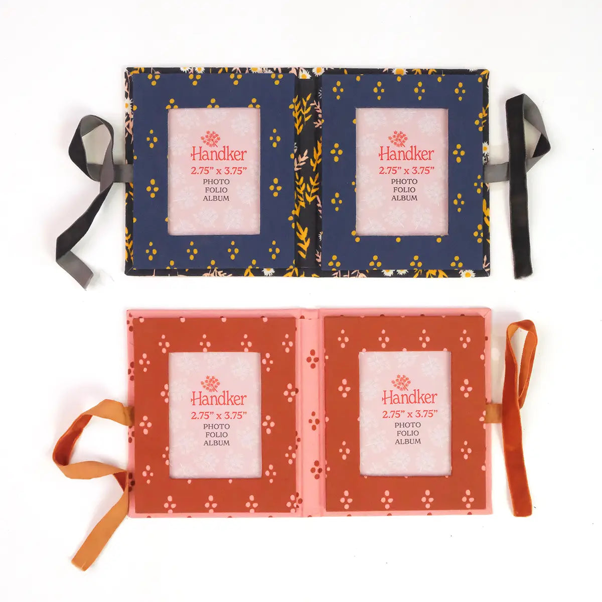 Handker | Pink Dottie Fabric Frame Album