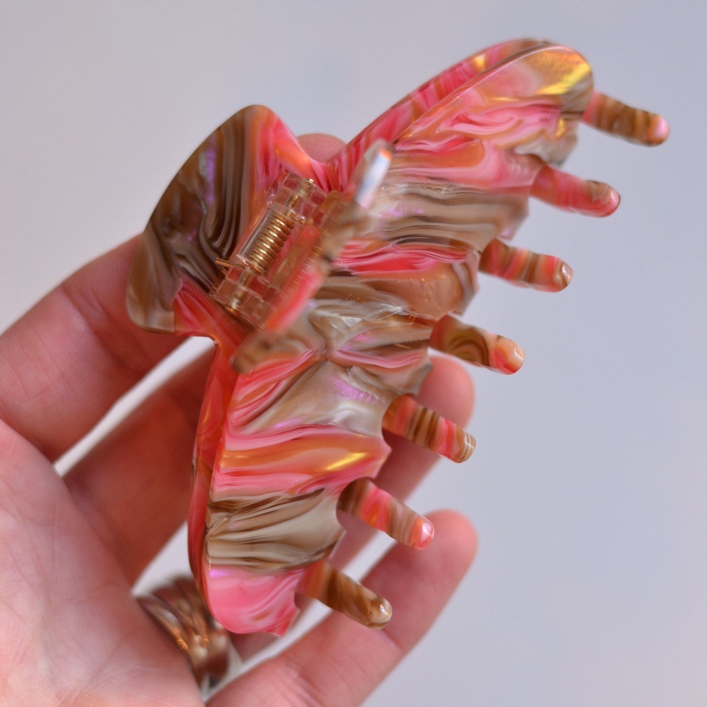 Dune Clips | Pink Marble Hair Clip