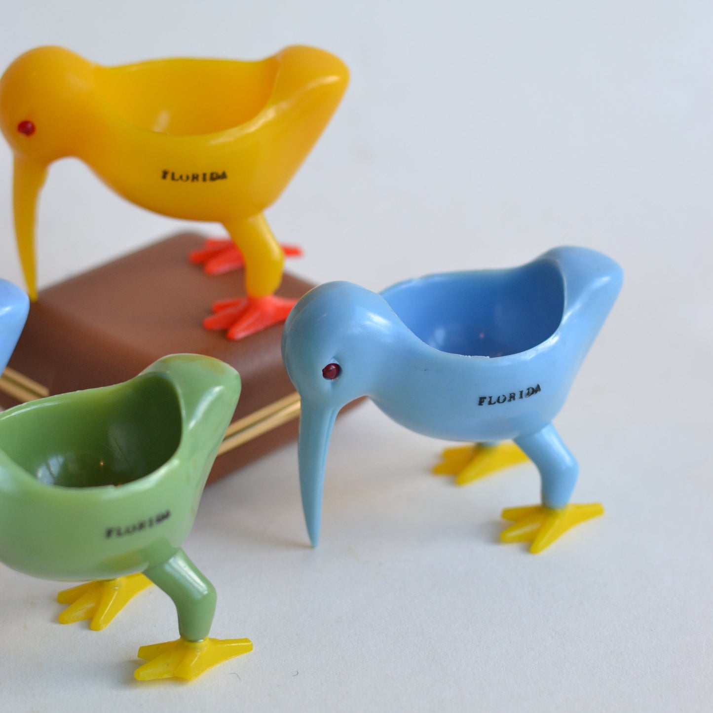 Plastic Chick Snack Cups, Set of 4