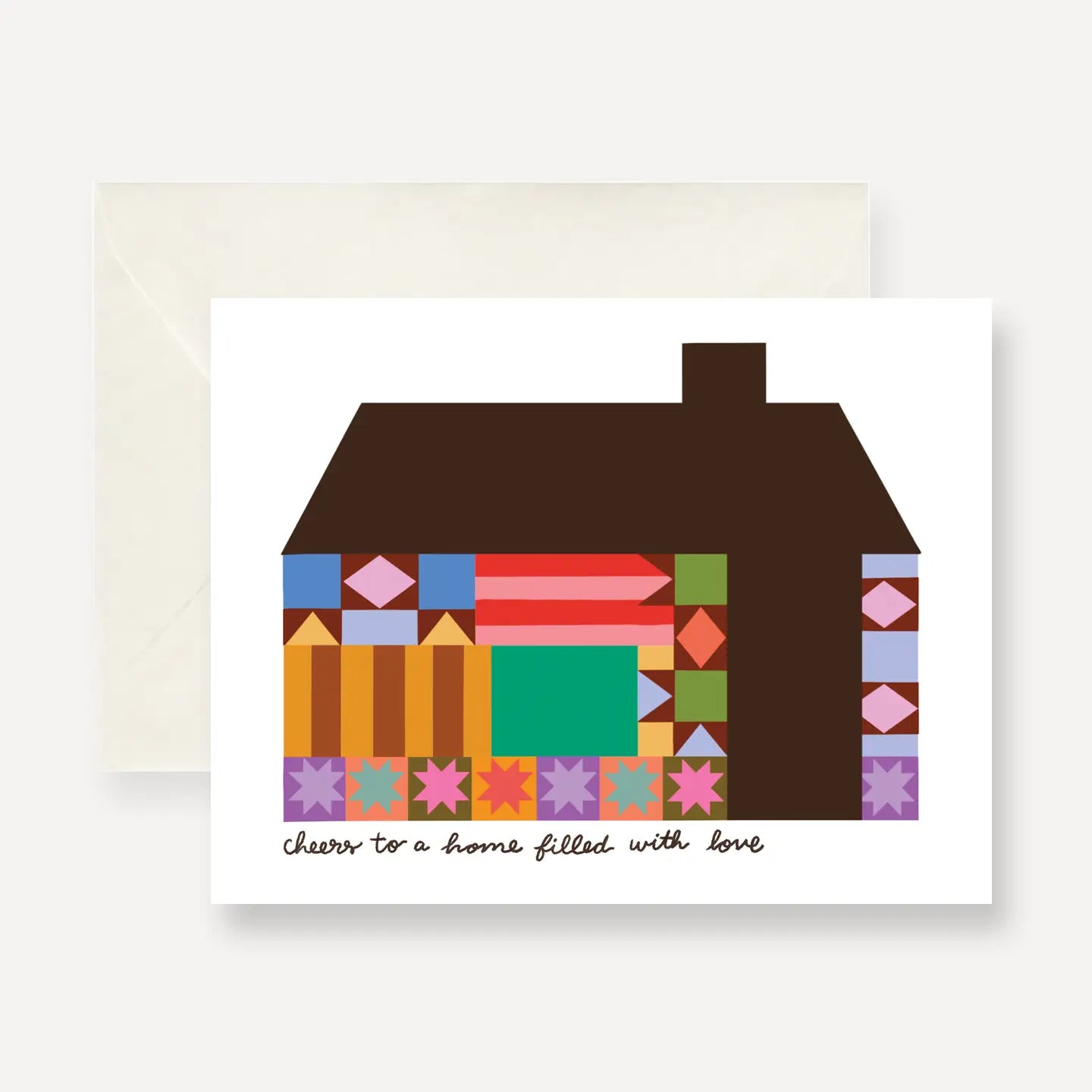 Persika Design Co. | Quilt Home Filled With Love Housewarming Card
