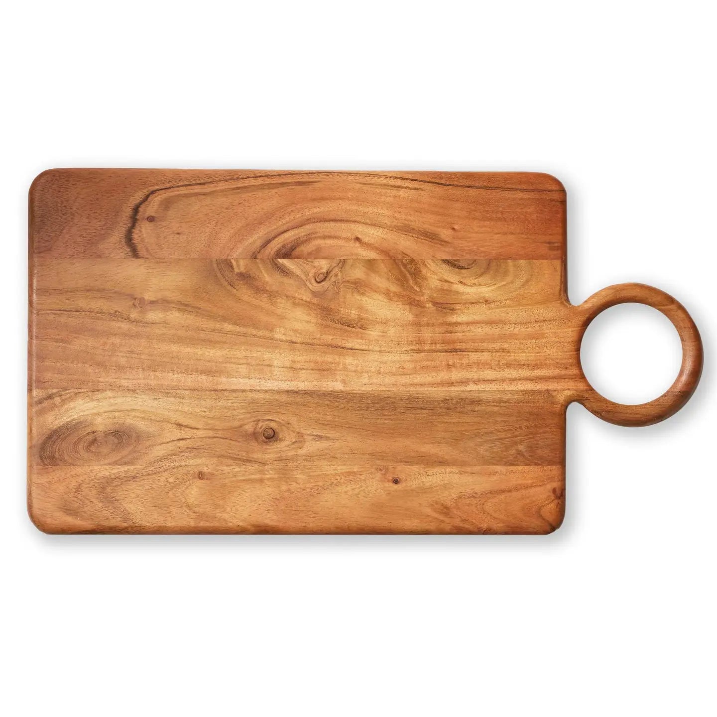 Serving Board | Acacia Wood Loop Rectangular Board