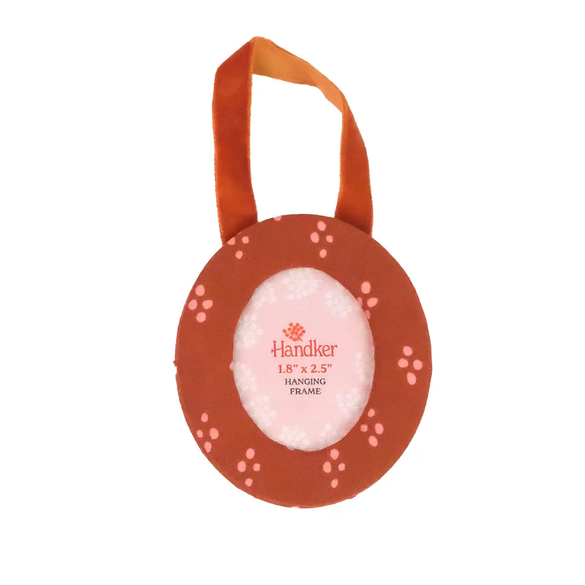 Handker | Red Dottie Fabric Frame Ornament