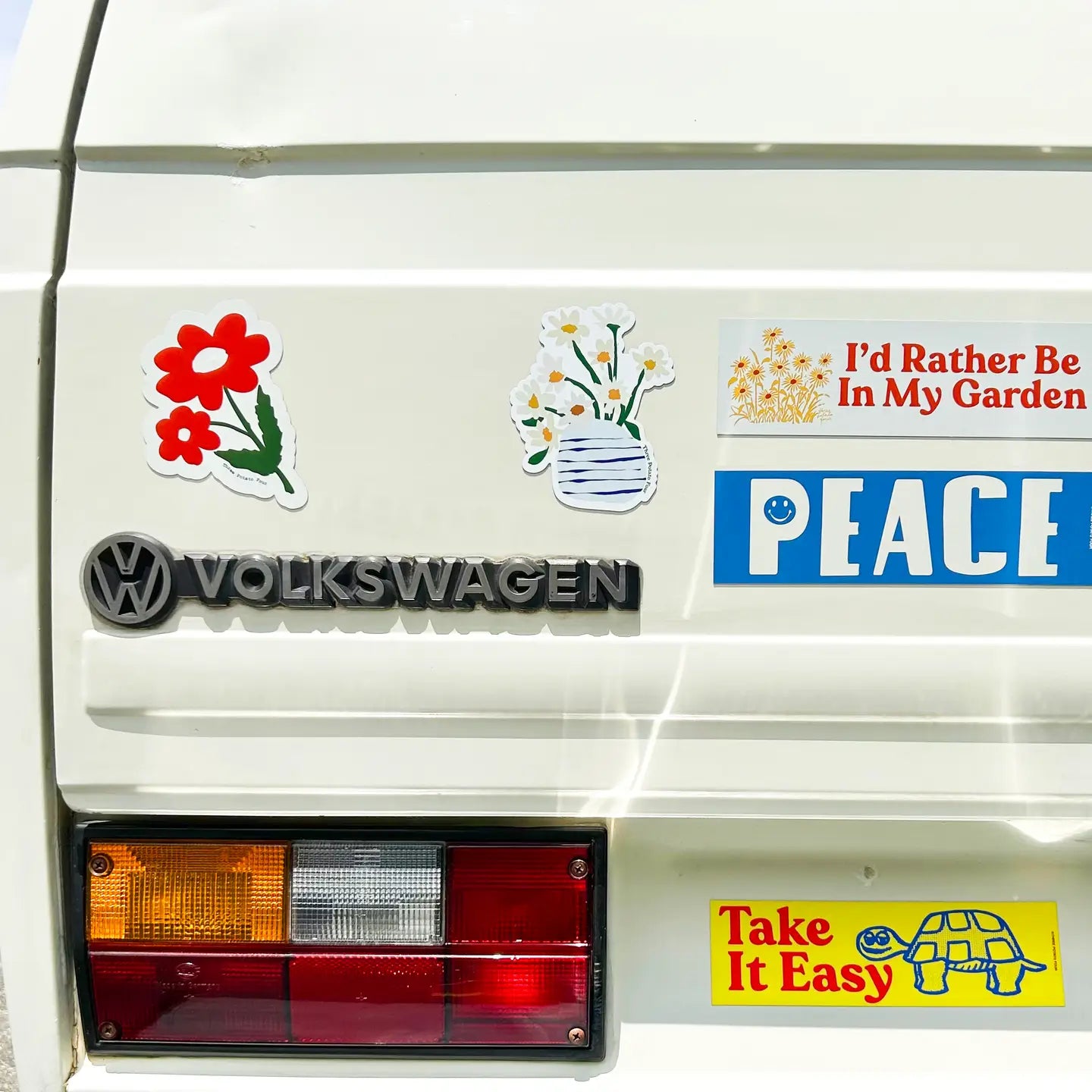 Three Potato Four | Red Blossom Bumper Magnet