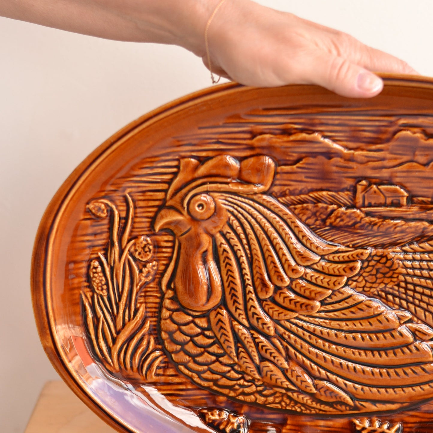 McCoy Large Rooster Serving Platter