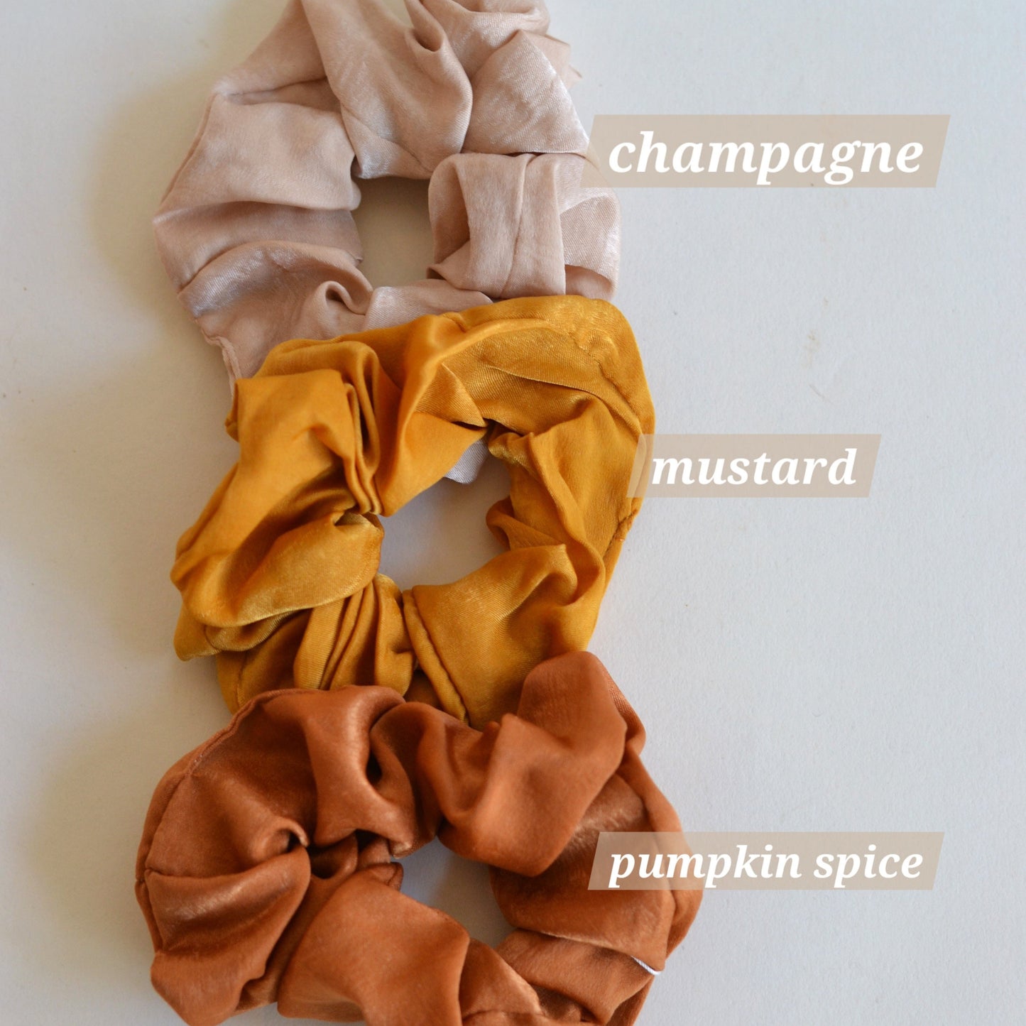 Adorro | Satin Scrunchies