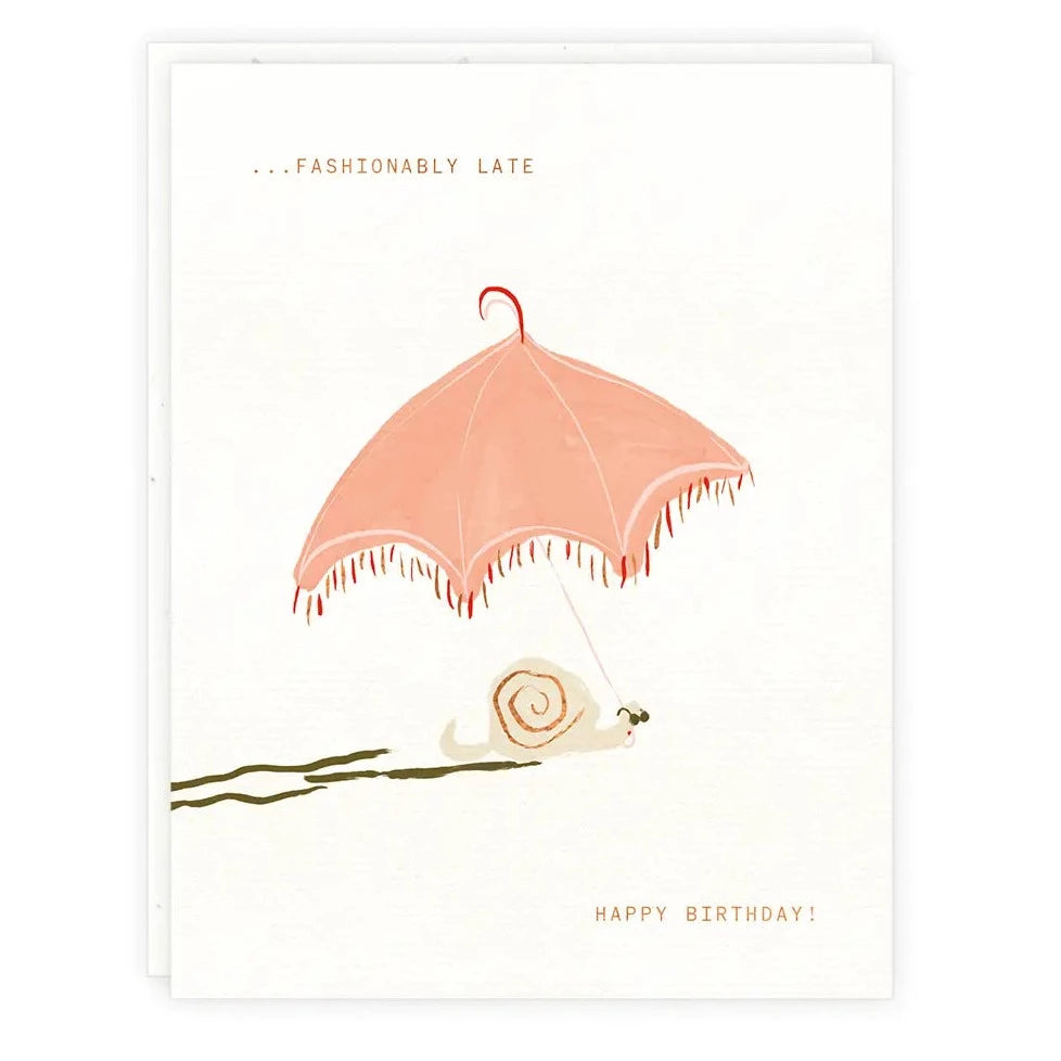 Someday Studio | Snail Umbrella, Belated Birthday